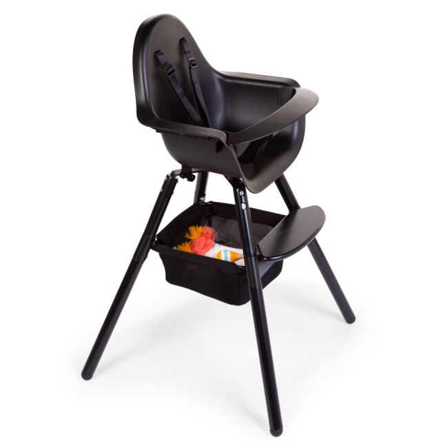Cos accesorii pentru scaun de masa Childhome Evolu, Negru ERFCH-CHEVOBASB