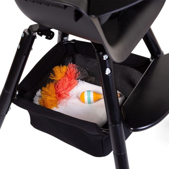 Cos accesorii pentru scaun de masa Childhome Evolu, Negru ERFCH-CHEVOBASB