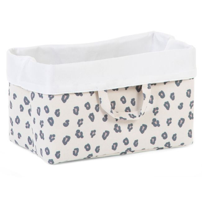 Cos depozitare panza Childhome 32x20x20 cm, Leopard ERFCH-CCCB20LEO
