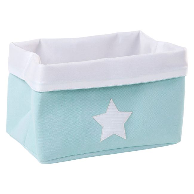 Cos depozitare panza Childhome 32x20x20 cm, Menta ERFCH-CCCB20MW