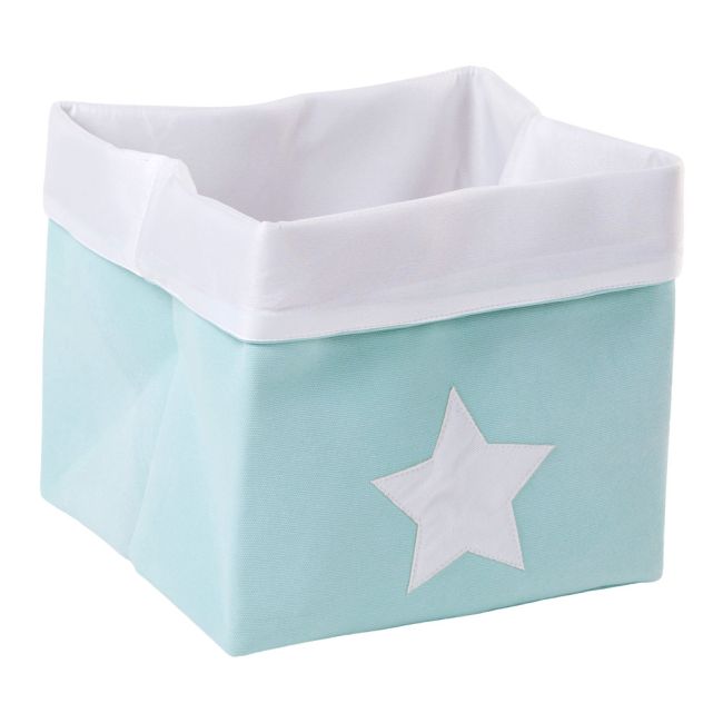 Cos depozitare panza Childhome 32x32x29 cm, Menta ERFCH-CCCB29MW