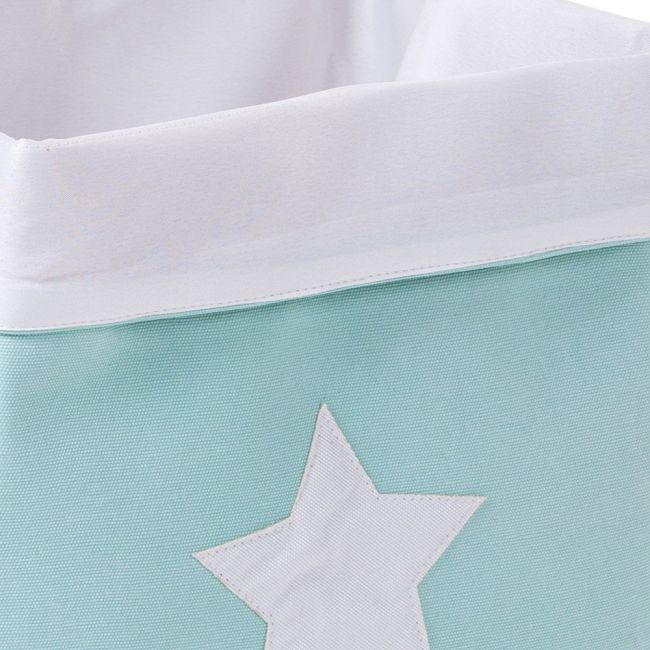 Cos depozitare panza Childhome 32x32x29 cm, Menta ERFCH-CCCB29MW