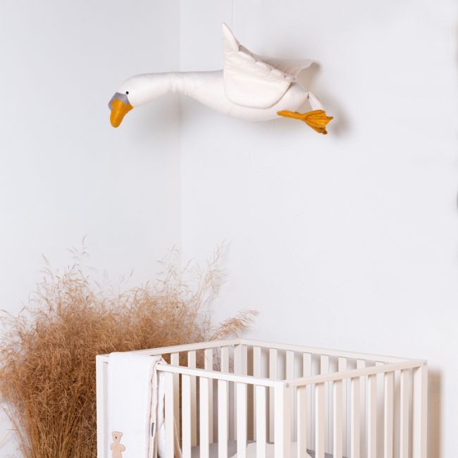 Decoratiune suspendata Childhome 100 cm, Lebada ERFCH-CCHSOW