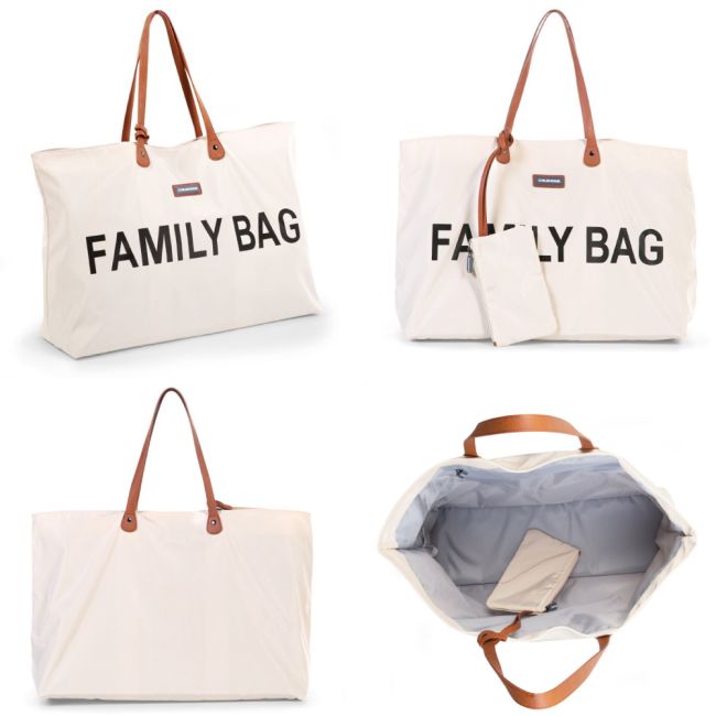 Geanta Childhome Family Bag Alb ERFCH-CWFBWH