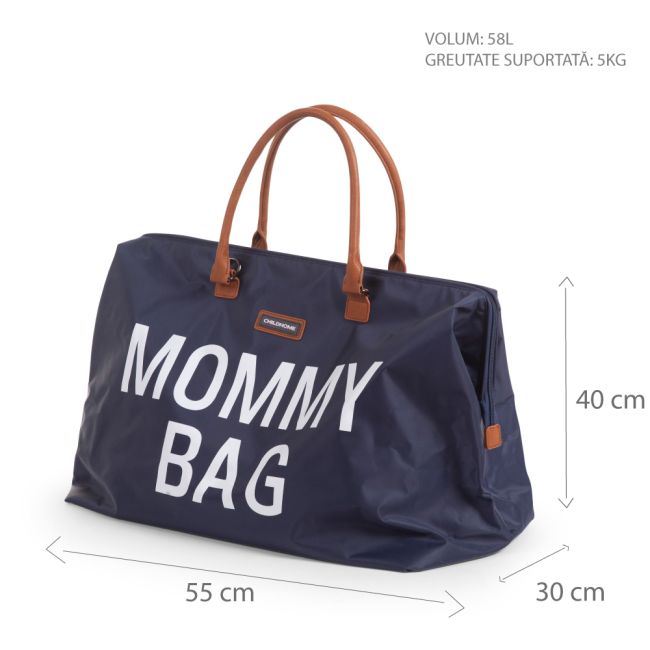 Geanta de infasat Childhome Mommy Bag Bleumarin ERFCH-CWMBBNA