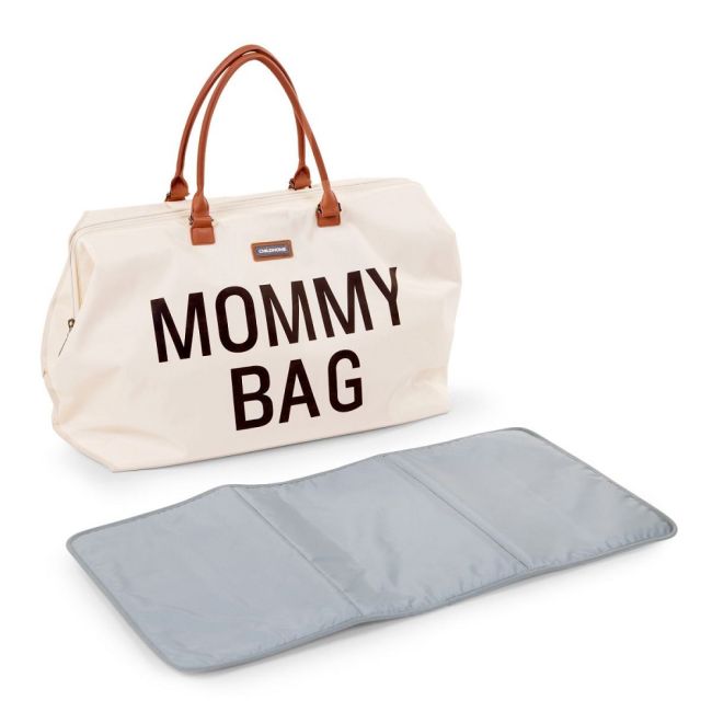 Geanta de infasat Childhome Mommy Bag Ecru ERFCH-CWMBBWH