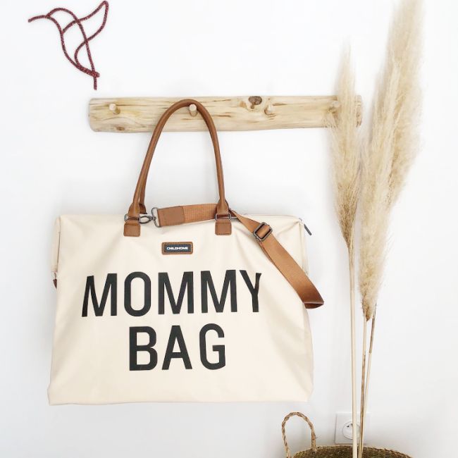Geanta de infasat Childhome Mommy Bag Ecru ERFCH-CWMBBWH