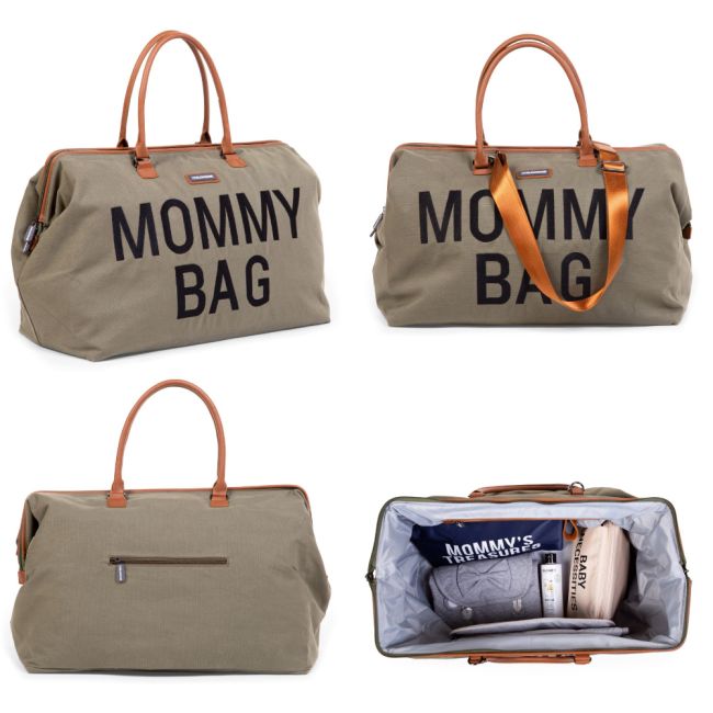 Geanta de infasat Childhome Mommy Bag Kaki ERFCH-CWMBBKA
