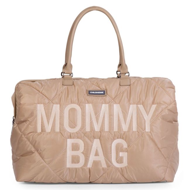 Geanta de infasat matlasata Childhome Mommy Bag Bej ERFCH-CWMBBPBE