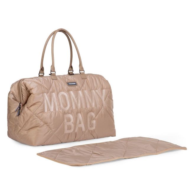 Geanta de infasat matlasata Childhome Mommy Bag Bej ERFCH-CWMBBPBE