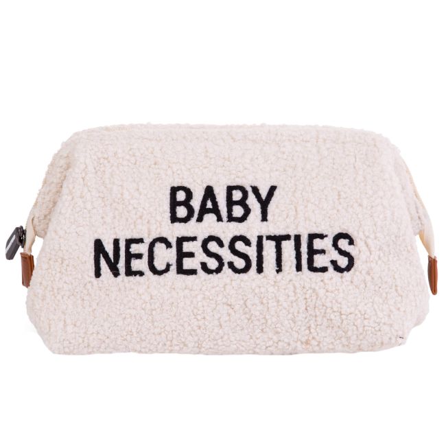 Geanta de toaleta Childhome Baby Necessities Teddy Alb ERFCH-CWNESTW