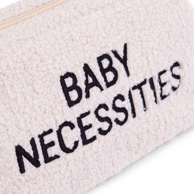 Geanta de toaleta Childhome Baby Necessities Teddy Alb ERFCH-CWNESTW