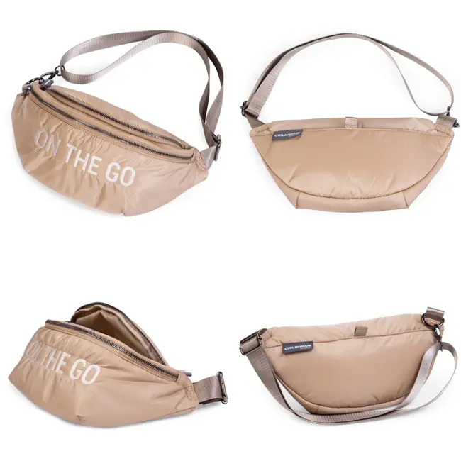 Geanta matlasata Childhome Banana On The Go Bej ERFCH-CWBANAPBE