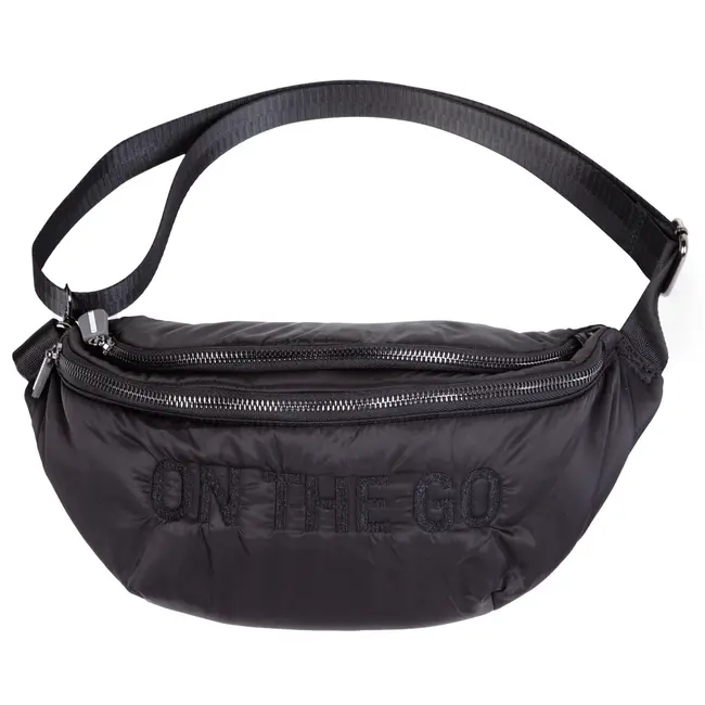 Geanta matlasata Childhome Banana On The Go Negru ERFCH-CWBANAPBL