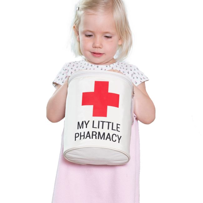 Geanta termoizolanta Childhome My Little Pharmacy Alb ERFCH-CWPB