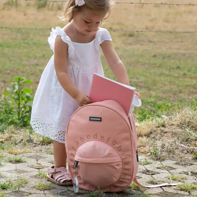 Ghiozdan Childhome ABC 29x12x38 cm Roz ERFCH-CWKIDSBPC