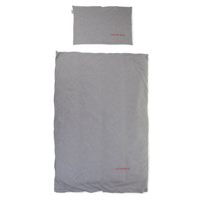 Husa pilota si fata de perna Childhome Jerse 100x140 cm, Buline ERFCH-CCDCJGD