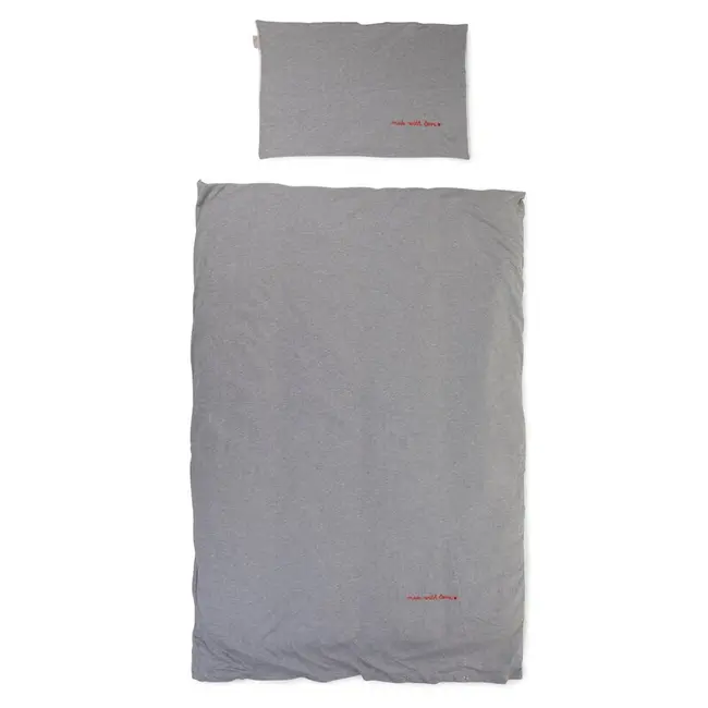 Husa pilota si fata de perna Childhome Jerse 100x140 cm, Buline ERFCH-CCDCJGD