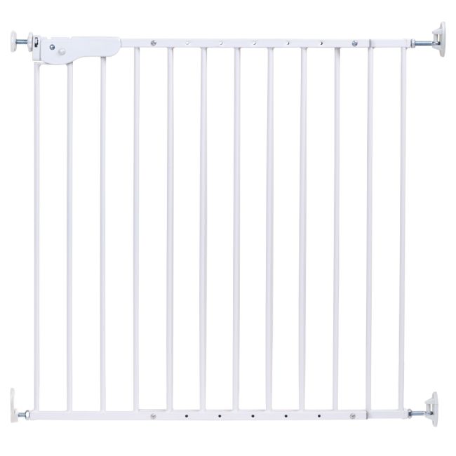 Poarta de siguranta metal Childhome Supra 75-110 cm Alb ERFCH-VHSUW