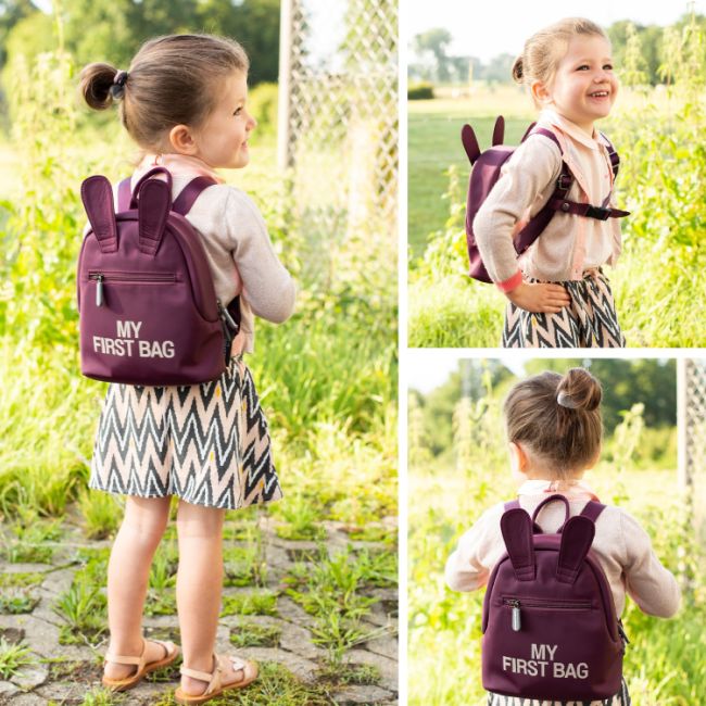 Rucsac pentru copii Childhome My First Bag Visiniu ERFCH-CWKIDBAU