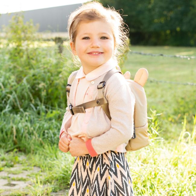Rucsac pentru copii matlasat Childhome My First Bag Bej ERFCH-CWKIDBPBE