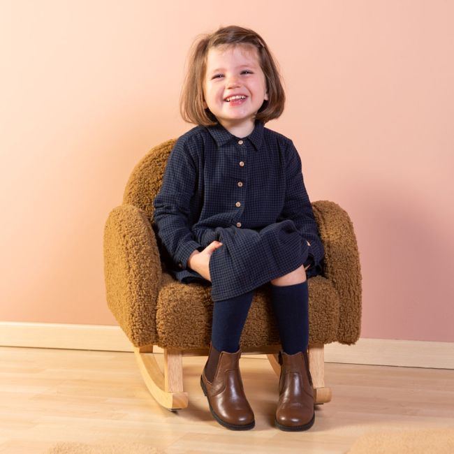 Scaun balansoar pentru copii Childhome Teddy ERFCH-RCKTOB