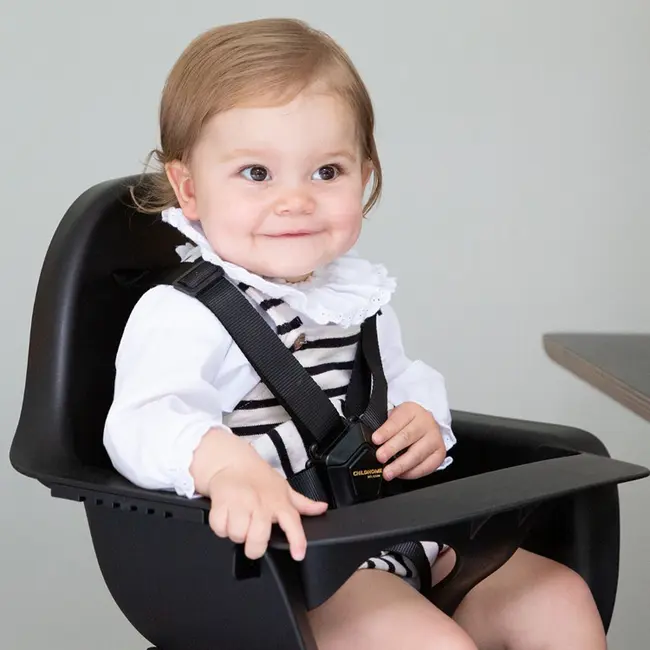 Scaun de masa reglabil in inaltime Childhome Evolu 2 Negru ERFCH-CHEVOCHBL