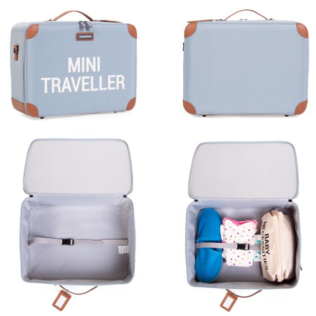 Valiza pentru copii Childhome Mini Traveller Gri ERFCH-CWSCKGR