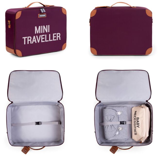 Valiza pentru copii Childhome Mini Traveller Visiniu ERFCH-CWSCKAU