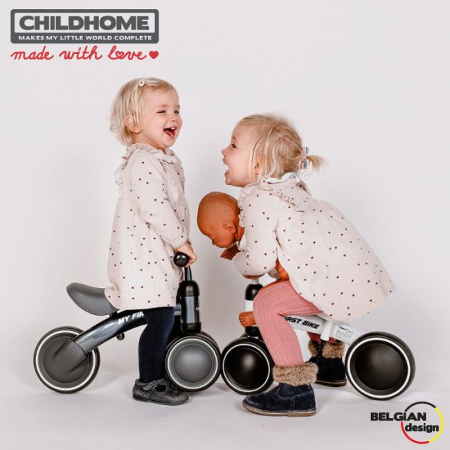 Bicicleta echilibru Childhome 18-36 luni Metal, Gri ERFCH-CWBBNG