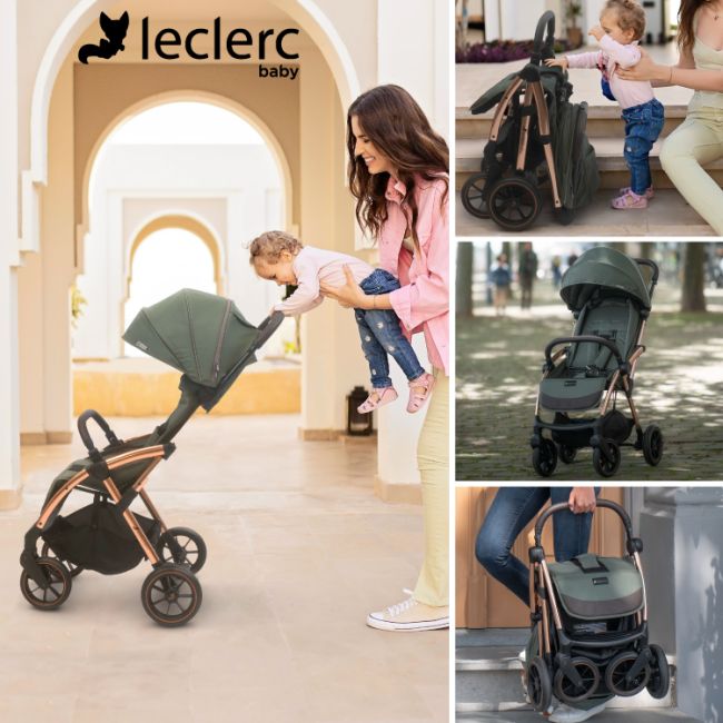 Carucior Leclerc Influencer XL Black Brown ERFL-LEC10011