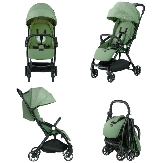 Carucior Leclerc Magic Fold Plus 2 in 1 Green ERFL-LEC25974-2-IN-1
