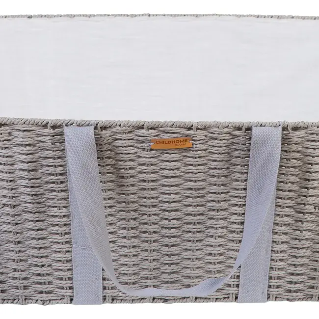 Cos bebe Childhome Moise cu saltea, Gri ERFCH-MBGR