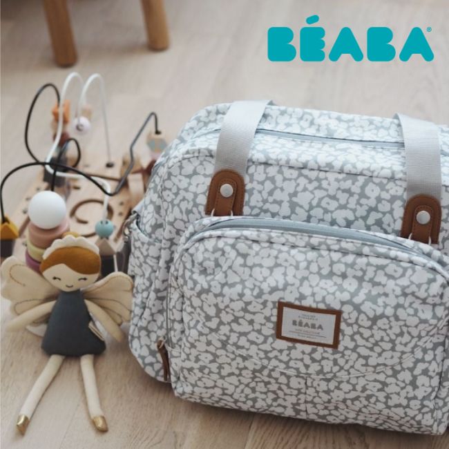 Geanta de infasat Beaba Geneva II Cherry Blossom ERFB940259