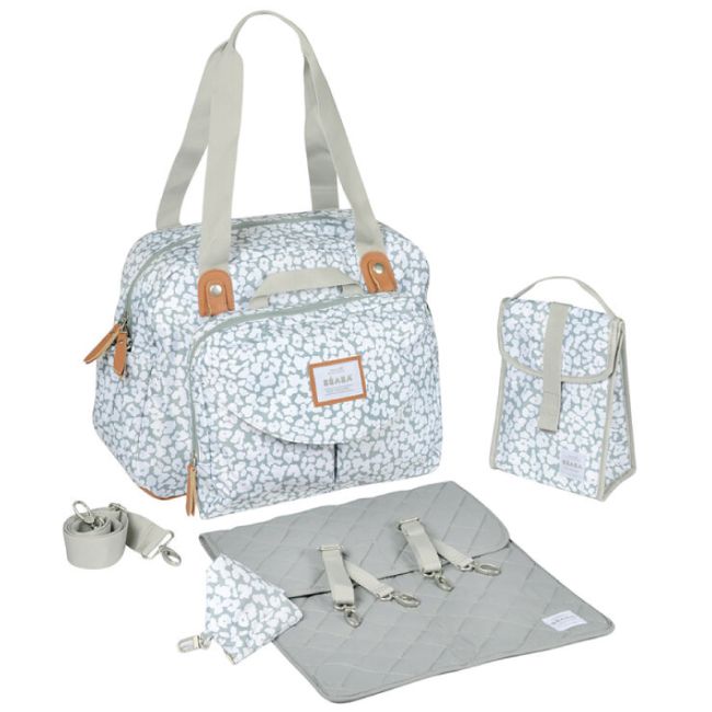 Geanta de infasat Beaba Geneva II Cherry Blossom ERFB940259