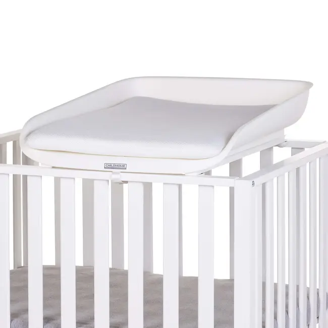 Masa de infasat pentru patut Childhome Evolux, 83x60 cm, Alb ERFCH-CHUEVOW