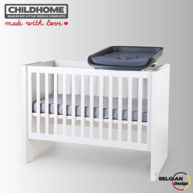 Masa de infasat pentru patut Childhome Evolux, 83x60 cm, Antracit ERFCH-CHUEVOANT