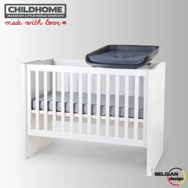 Masa de infasat pentru patut Childhome Evolux, 83x60 cm, Antracit ERFCH-CHUEVOANT