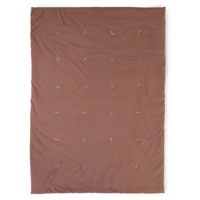 Patura matlasata Childhome 140x100 cm Jerse, Ruginiu ERFCH-CCQBLRU