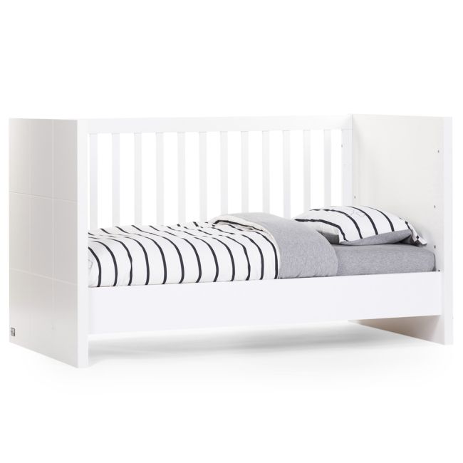 Patut Childhome Quadro White 70x140 cm, MDF Alb ERFCH-B140QN