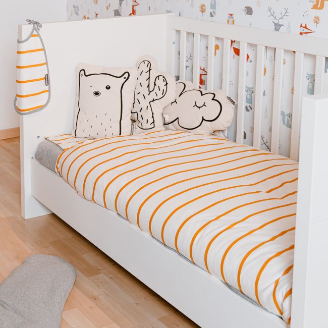 Patut Childhome Quadro White 70x140 cm, MDF Alb ERFCH-B140QN