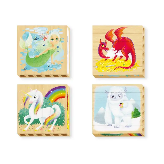 Quercetti Four Puzzle Animale Fantastice Bio ERFQ80710