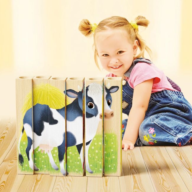 Quercetti Four Puzzle Animale Ferma Bio ERFQ80712