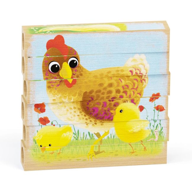 Quercetti Four Puzzle Animale Ferma Bio ERFQ80712