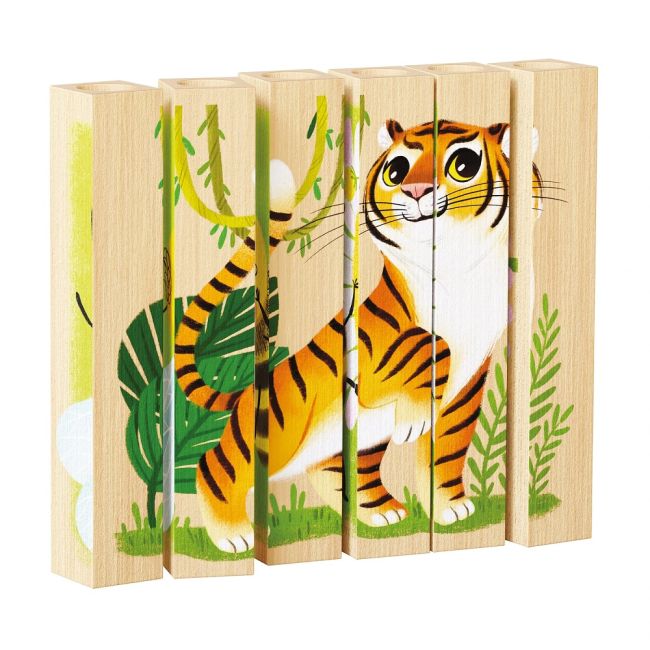 Quercetti Four Puzzle Animale Salbatice Bio ERFQ80711
