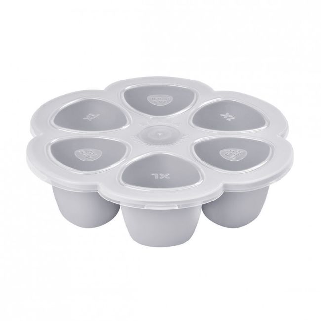 Recipient ermetic silicon multiportii 6x150 ml Beaba Light Mist ERFB912805