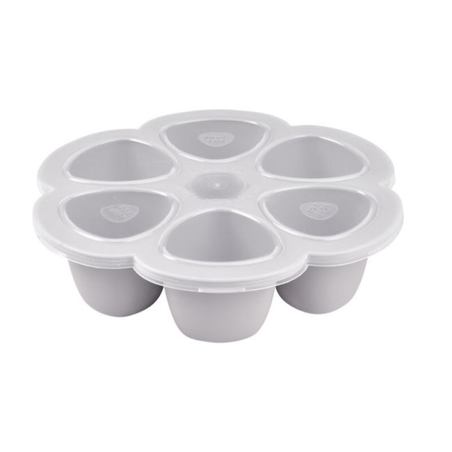 Recipient ermetic silicon multiportii 6x90 ml Beaba Light Mist ERFB912806