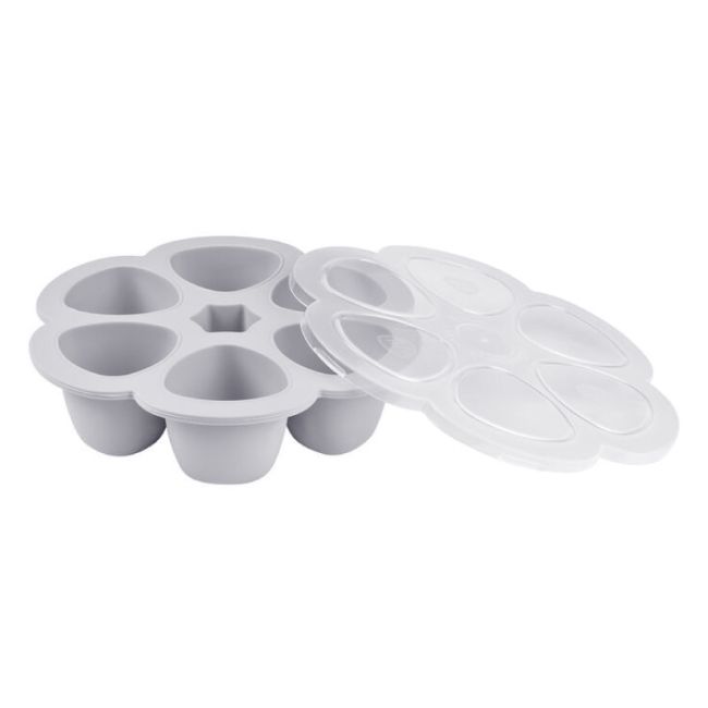 Recipient ermetic silicon multiportii 6x90 ml Beaba Light Mist ERFB912806