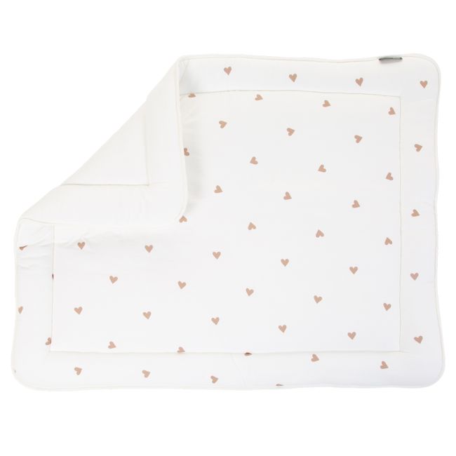 Salteluta de joaca Childhome 75x95 cm Jerse/Muselina, Inimioare ERFCH-CCPMJOH