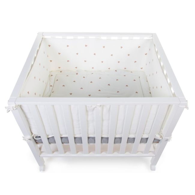 Salteluta de joaca Childhome 75x95 cm Jerse/Muselina, Inimioare ERFCH-CCPMJOH